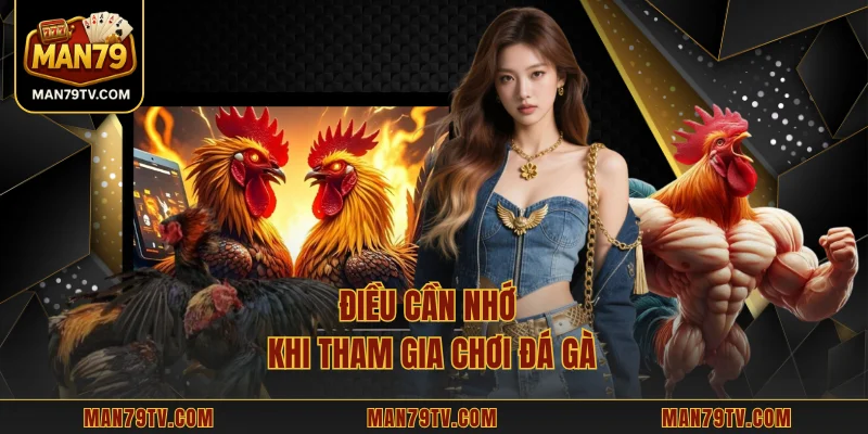 Điều cần nhớ khi tham gia chơi đá gà